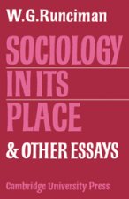 Sociology In Its Place