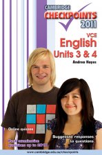 Cambridge Checkpoints VCE English Units 3&4 2011