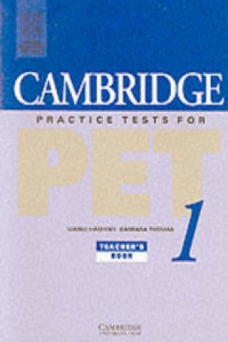 Cambridge Practice Tests for PET 1 Teacher's book