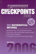 Cambridge Checkpoints VCE Mathematical Methods 2006