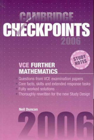 Cambridge Checkpoints VCE Further Mathematics 2006
