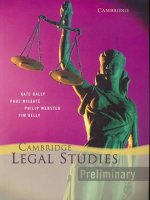 Cambridge Preliminary Legal Studies