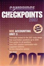 Cambridge Checkpoints VCE Accounting Unit 3 2007