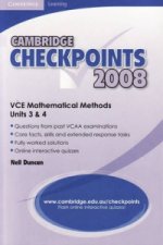 Cambridge Checkpoints VCE Mathematical Methods Units 3 and 4 2008