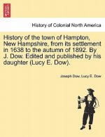 History of the town of Hampton, New Hampshire, from its settlement in 1638 to the autumn of 1892. By J. Dow. Edited and published by his daughter (Luc