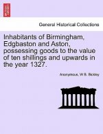 Inhabitants of Birmingham, Edgbaston and Aston, Possessing Goods to the Value of Ten Shillings and Upwards in the Year 1327.