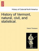 History of Vermont, Natural, Civil, and Statistical.