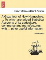Gazetteer of New Hampshire. ... to Which Are Added Statistical Accounts of Its Agriculture, Commerce and Manufactures; With ... Other Useful Informati