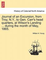Journal of an Excursion, from Troy, N.Y., to Gen. Carr's Head Quarters, at Wilson's Landing ... During the Month of May, 1865.