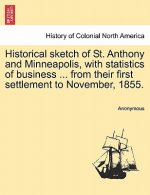 Historical Sketch of St. Anthony and Minneapolis, with Statistics of Business ... from Their First Settlement to November, 1855.