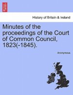 Minutes of the Proceedings of the Court of Common Council, 1823(-1845).