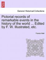 Pictorial records of remarkable events in the history of the world ... Edited by F. W. Illustrated, etc.