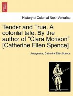 Tender and True. a Colonial Tale. by the Author of Clara Morison [Catherine Ellen Spence]. Vol. I.