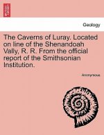 Caverns of Luray. Located on Line of the Shenandoah Vally, R. R. from the Official Report of the Smithsonian Institution.