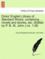 Dicks' English Library of Standard Works