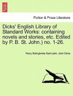 Dicks' English Library of Standard Works