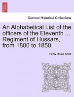 Alphabetical List of the Officers of the Eleventh ... Regiment of Hussars, from 1800 to 1850.