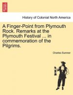 Finger-Point from Plymouth Rock. Remarks at the Plymouth Festival ... in Commemoration of the Pilgrims.
