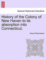 History of the Colony of New Haven to its absorption into Connecticut.