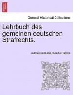 Lehrbuch Des Gemeinen Deutschen Strafrechts.