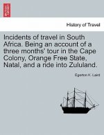 Incidents of Travel in South Africa. Being an Account of a Three Months' Tour in the Cape Colony, Orange Free State, Natal, and a Ride Into Zululand.