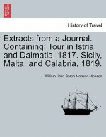 Extracts from a Journal. Containing
