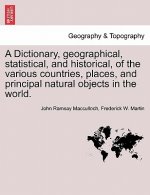 Dictionary, Geographical, Statistical, and Historical, of the Various Countries, Places, and Principal Natural Objects in the World.