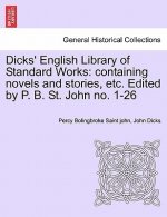 Dicks' English Library of Standard Works