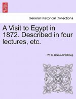 Visit to Egypt in 1872. Described in Four Lectures, Etc.