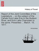 Report of the Joint Committee of the Legislature ... on the Subject of the Canals from Lake Erie to the Hudson River, and from Lake Champlain to the S
