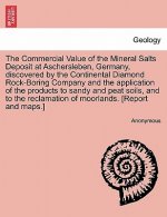 Commercial Value of the Mineral Salts Deposit at Aschersleben, Germany, Discovered by the Continental Diamond Rock-Boring Company and the Application