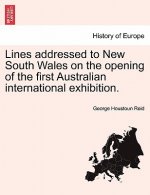 Lines Addressed to New South Wales on the Opening of the First Australian International Exhibition.
