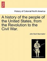 history of the people of the United States, from the Revolution to the Civil War.