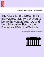 Case for the Crown in Re the Wigtown Martyrs Proved to Be Myths Versus Wodrow and Lord Macaulay, Patrick the Pedler and Principal Tulloch.