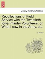 Recollections of Field Service with the Twentieth Iowa Infantry Volunteers; Or, What I Saw in the Army, Etc.