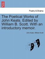 Poetical Works of John Keats. Edited by William B. Scott. with an Introductory Memoir.