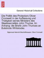 Politik Des Protectors Oliver Cromwell in Der Auffassung Und Th Tigkeit Seines Ministers Des Staatssecret RS John Thurloe. Im Anhang