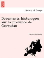 Documents Historiques Sur La Province de GE Vaudan