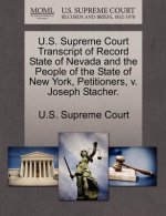 U.S. Supreme Court Transcript of Record State of Nevada and the People of the State of New York, Petitioners, V. Joseph Stacher.