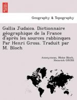 Gallia Judaica. Dictionnaire géographique de la France d'après les sources rabbinques Par Henri Gross. Traduit par M. Bloch