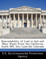 Bioavailability of Lead in Soil and Mine Waste from the California Gulch Npl Site Leadville Colorado