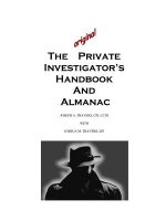 Original Private Investigator's Handbook and Almanac