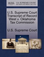 U.S. Supreme Court Transcript of Record West V. Oklahoma Tax Commission