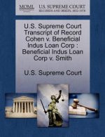 U.S. Supreme Court Transcript of Record Cohen V. Beneficial Indus Loan Corp