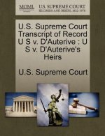 U.S. Supreme Court Transcript of Record U S V. D'Auterive