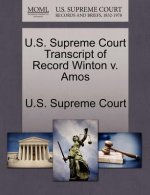 U.S. Supreme Court Transcript of Record Winton V. Amos