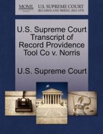 U.S. Supreme Court Transcript of Record Providence Tool Co V. Norris