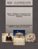 Ribnik V. McBride U.S. Supreme Court Transcript of Record with Supporting Pleadings