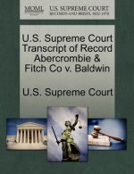 U.S. Supreme Court Transcript of Record Abercrombie & Fitch Co V. Baldwin