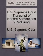 U.S. Supreme Court Transcript of Record Katzenbach V. McClung
